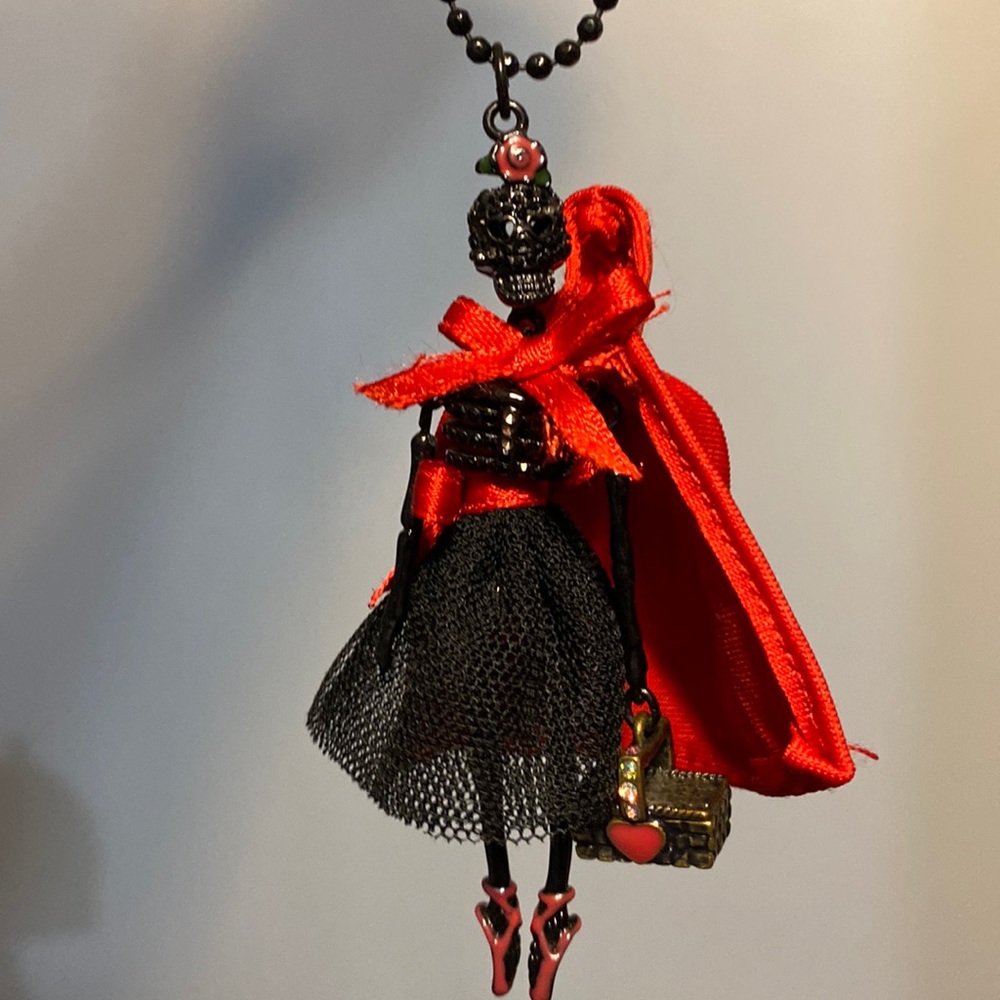 Betsey Johnson “Little SKELETON Red Riding Hood”